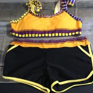 Modlily bikini size medium boy short bottoms swimsuit